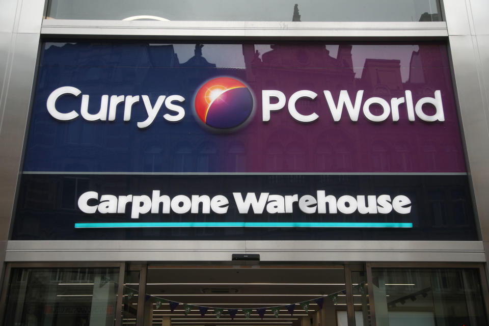 Dixons Carphone -- owner of major high street brands Currys PC World and