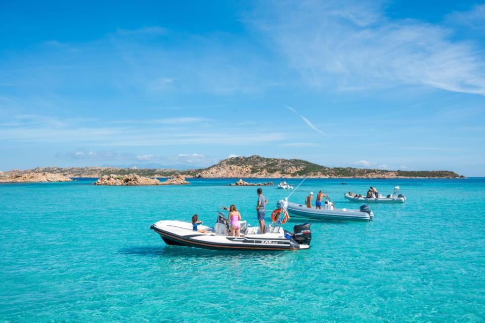 Explore the Maddalena archipelago by boat (Renato Granieri/PA)