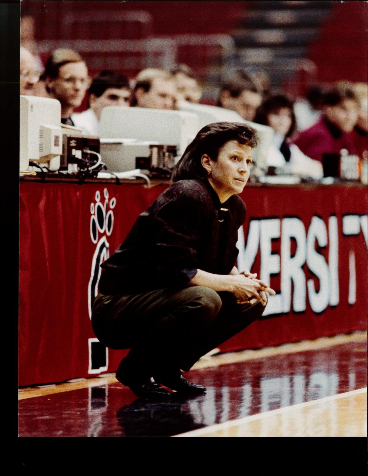Former University of Cincinnati women's basketball head coach Laurie Pirtle.