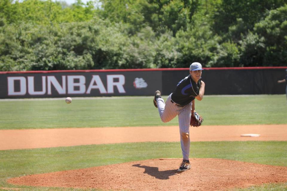 Danville’s Ethan Wood, a Louisville commit, got the loss against St. Xavier to bring his record to 4-1 with a 1.88 ERA.