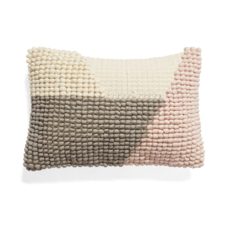 Nubby Colorblock Accent Pillow (Photo: Nordstrom)