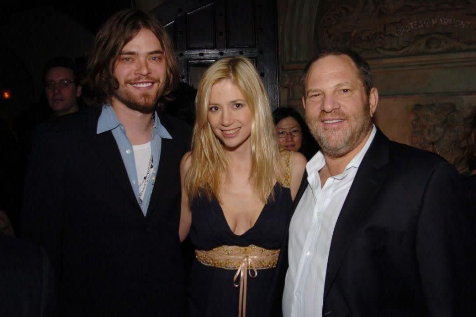 Mira, seen here with Harvey Weinstein in 2006, claimed her career was sabotaged by Weinstein after rejecting his advances. Source: Getty