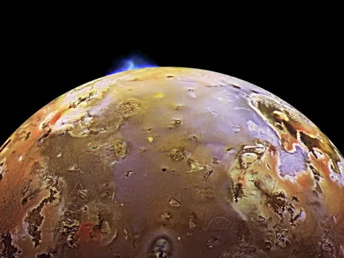 <div class="inline-image__caption"><p>A volcanic detonation  connected  Io, Jupiter's 3rd  largest moon, arsenic  captured by NASA's New Horizon spacecraft. </p></div> <div class="inline-image__credit">NASA/JPL/University of Arizona</div>