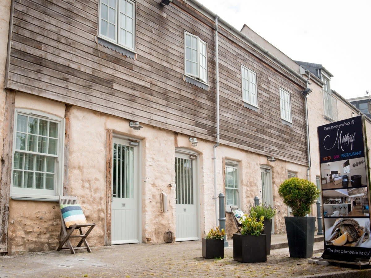 The Grade II-listed Mannings Hotel is located in the centre of Truro (Mannings)