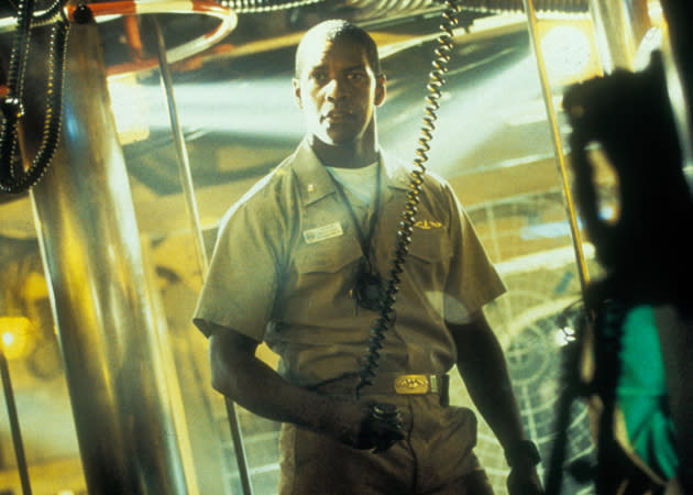 <b>Crimson Tide (1995) </b><br><br> The long-running collaboration between Tony Scott and Denzel Washington began with ‘Crimson Tide’ in 1995, a submarine-set action thriller also starring Gene Hackman. Another huge hit for the director.<br><br><b>[Related: <a href="http://uk.movies.yahoo.com/tony-scott-dies--stars-pay-tributes.html" data-ylk="slk:Stars pay tribute to Tony Scott;elm:context_link;itc:0;sec:content-canvas;outcm:mb_qualified_link;_E:mb_qualified_link;ct:story;" class="link  yahoo-link">Stars pay tribute to Tony Scott</a> ]</b>