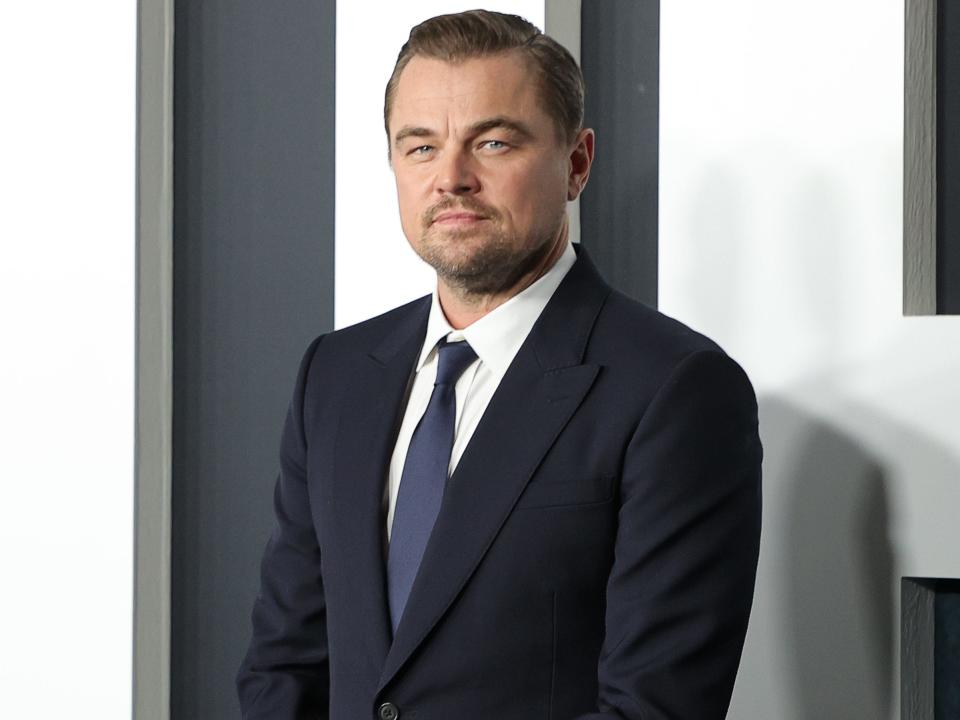 Leonardo DiCaprio in a suit