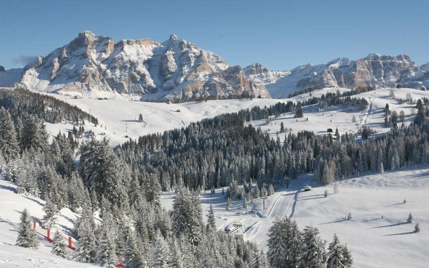 Corvara is a good base from which to access the Sella Ronda circuit