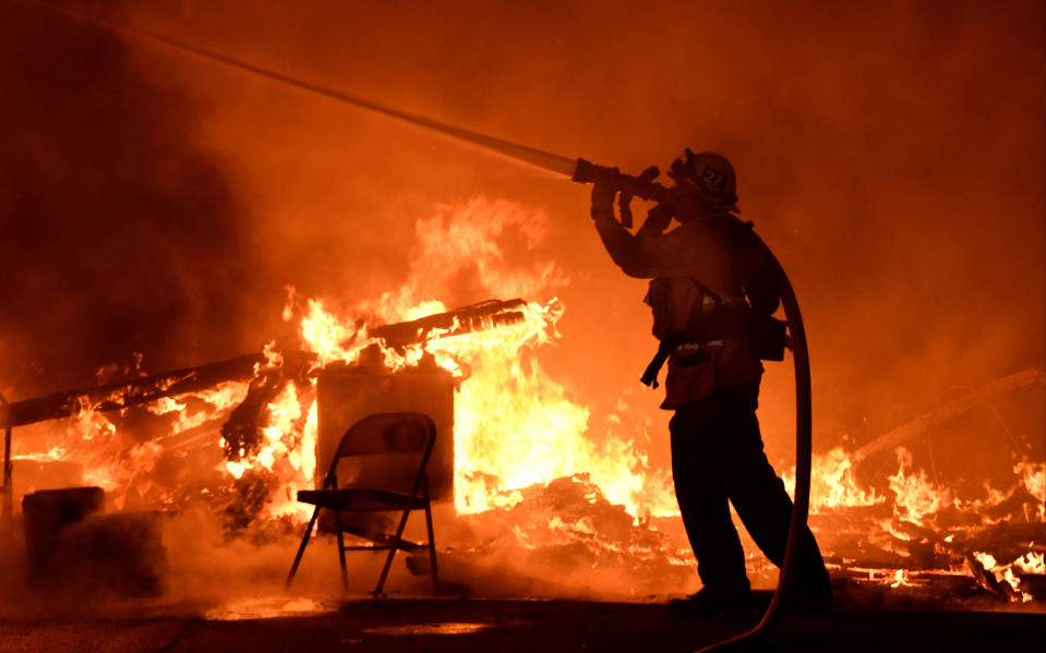 Impactantes imágenes de los incendios en California