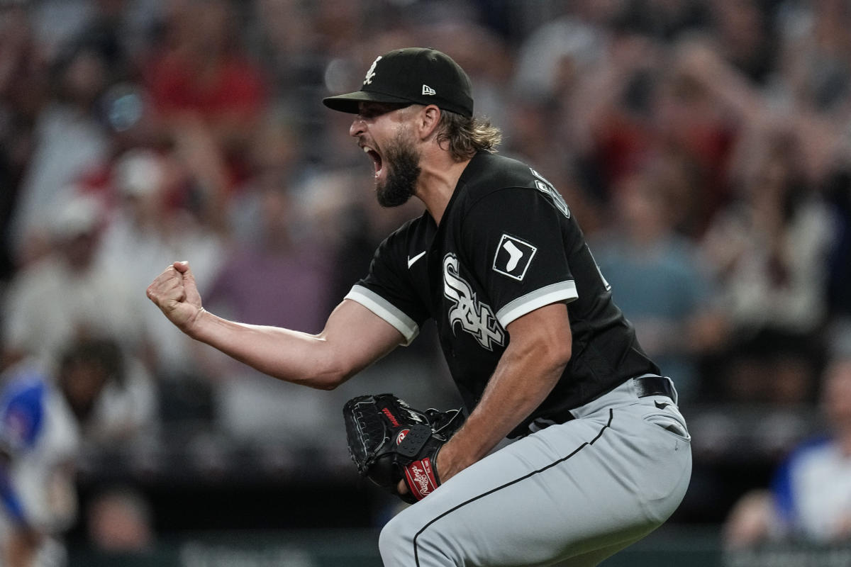 Chicago White Sox's Seby Zavala runs the bases after hitting a home run  during the third inning of a baseball game against the New York Yankees  Tuesday, June 6, 2023, in New