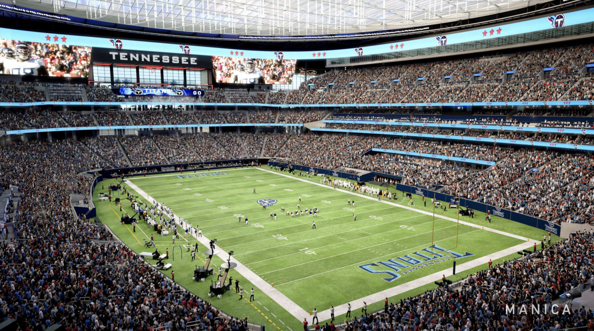 Titans unveil designs for new $2.1 billion stadium, project 2027