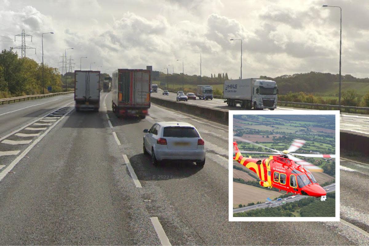 Severe delays on M25 in Essex as air ambulance lands amid 'serious fire' <i>(Image: Google / file photo)</i>