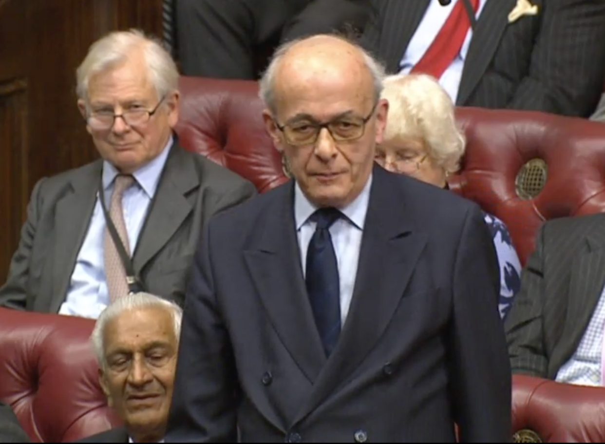Lord Kerr was previously the UK's top EU diplomat: House of Lords