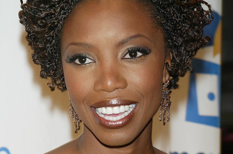 Heather Headley attends the Sesame Workshops benefit gala in 2004. File Photo by Laura Cavanaugh/UPI