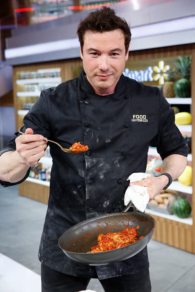 Rocco DiSpirito during an appearance on Food Fighters