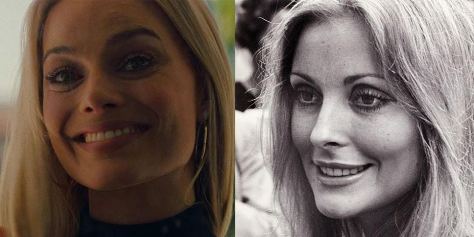 Margot Robbie and Sharon Tate