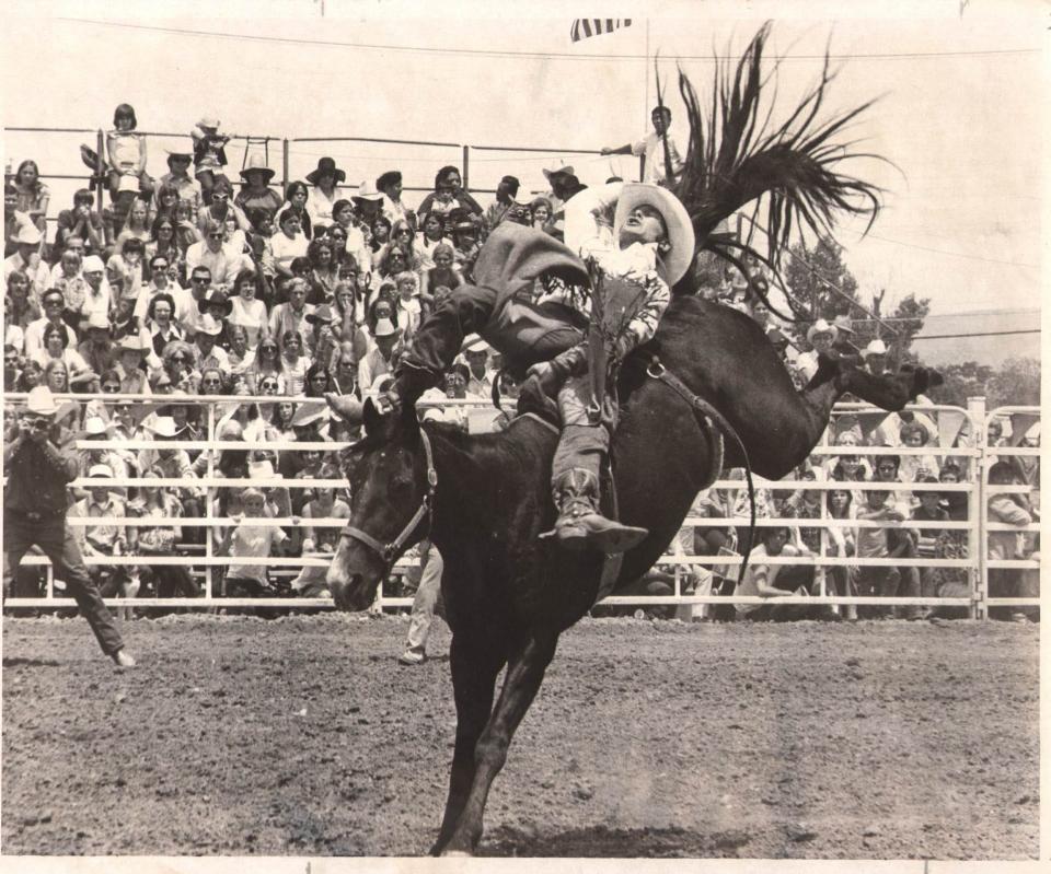 Country singer Chris LeDoux competed as a bareback rider at the Reno Rodeo in the 1970s and won the world championship in 1976.