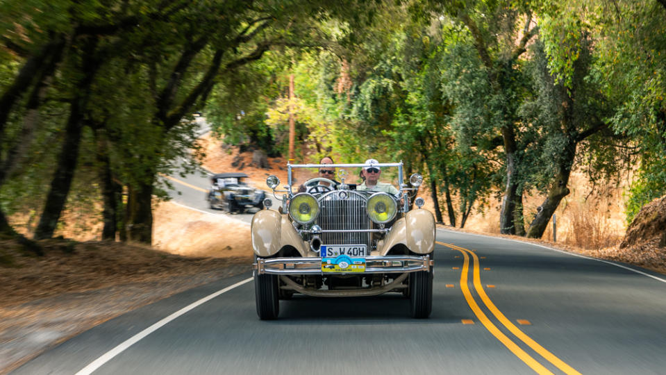 A drive through Northern California's  wine country in the 1930 Mercedes-Benz SS originally owned by Hari Singh, the last ruling Maharajah of Kashmir.