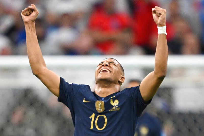 ▲法國當家前鋒姆巴佩(Kylian Mbappe)。（圖／美聯社／達志影像）