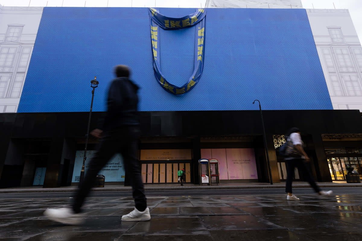 The Ikea Oxford Street city store in London, that is currently under renovation  (PA Archive)