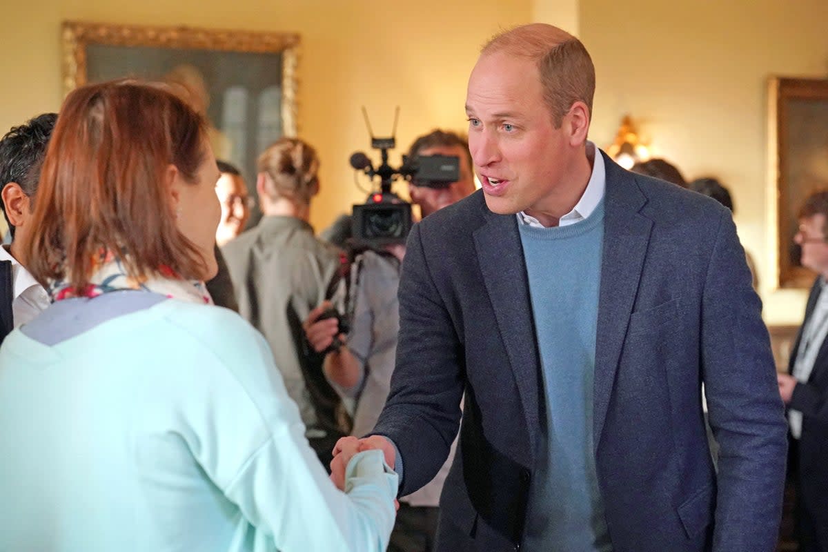 Prince William meets the Earthshot Prize 2022 finalists (REUTERS)