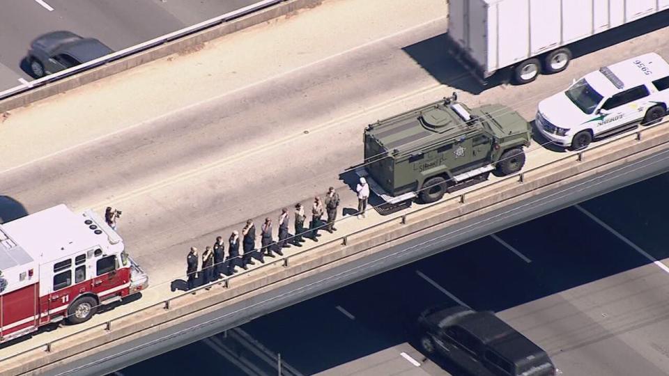 Multiple agencies and members of the community came together on Wednesday to show their respect for Deputy U.S. Marshal Thomas Weeks, one of four officers who were killed in the line of duty.