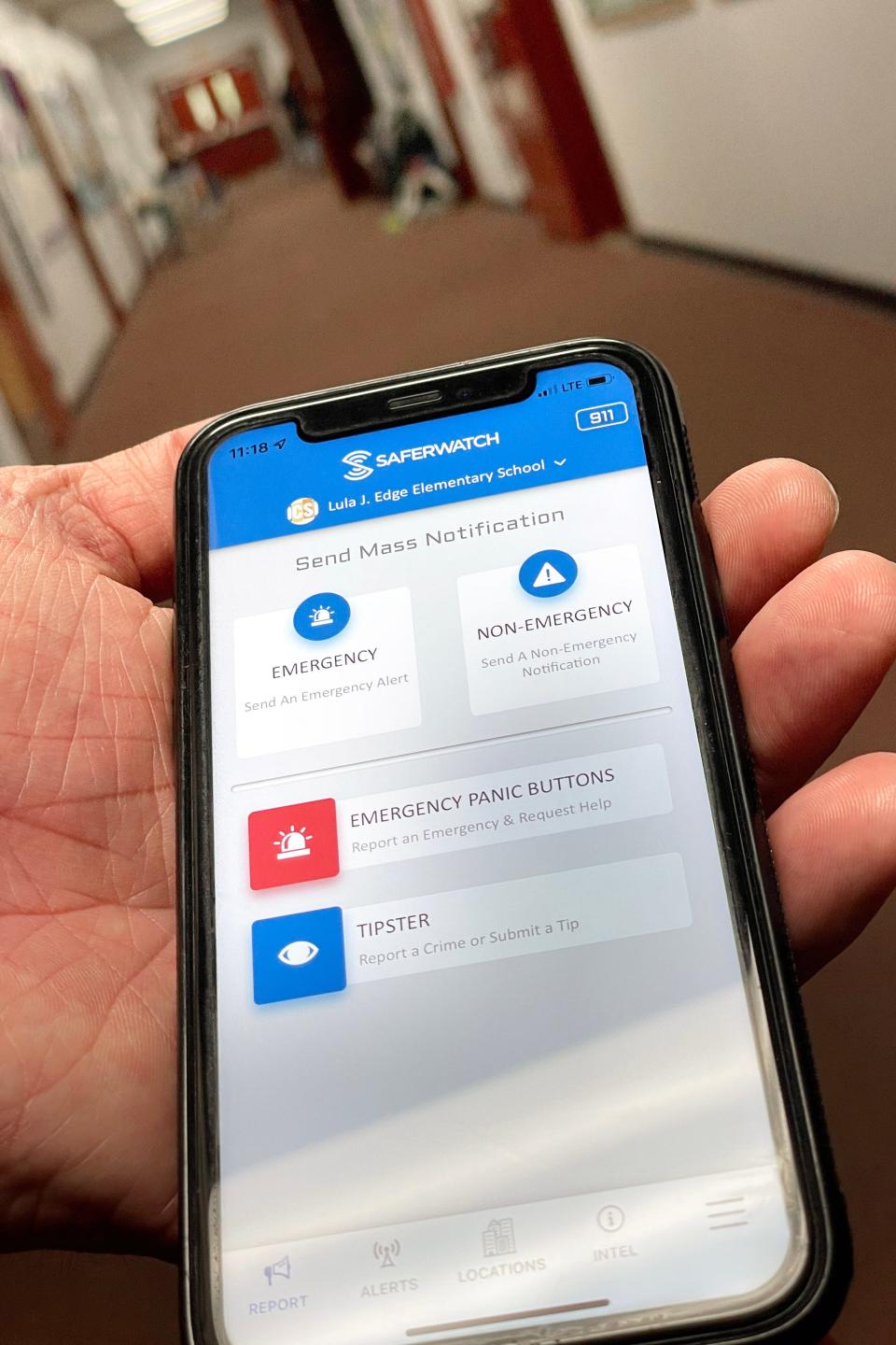 The SaferWatch app allows school teachers, administrators and staff to access a quick alert system that links directly to the Okaloosa County Sheriff's Office's 911 Communications Center. The program has been operational in all county schools since October.