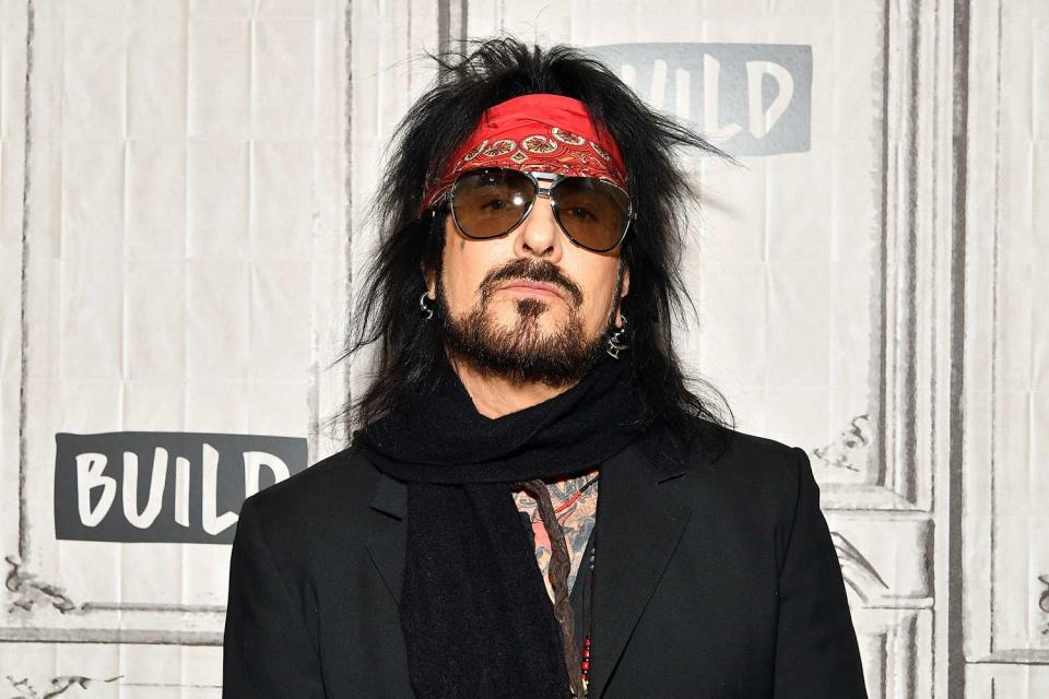 <p>Slaven Vlasic/Getty</p> Nikki Sixx visits Build Series to discuss Mötley Crüe