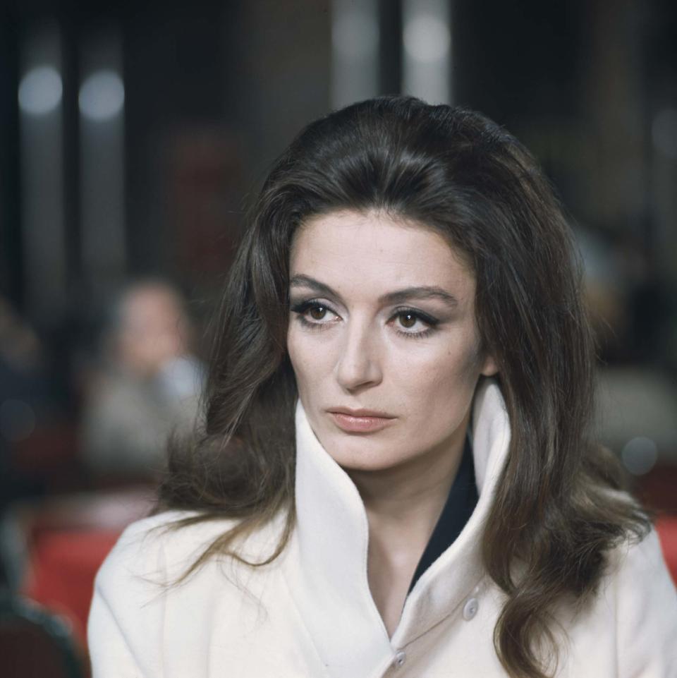 Anouk Aimée sur le tournage de "The Appointment"