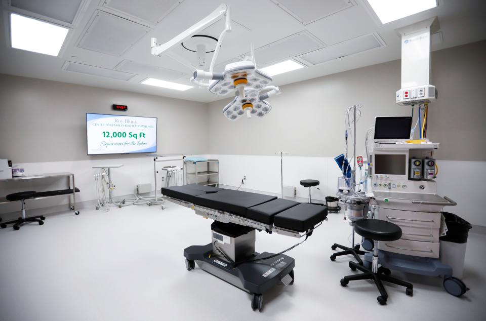 A surgical suite in the new Roy Blunt Center for Family Health and Wellness at the corner of Kansas Expressway and Grand Street on Thursday, Dec. 15, 2022. 