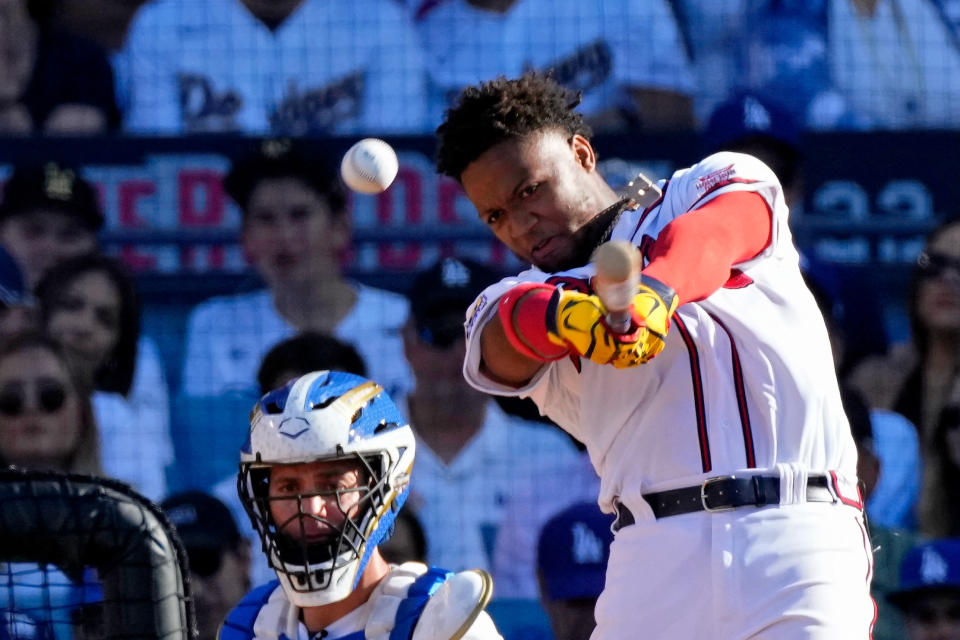 MLB AllStar Ronald Acuna Jr. was not ready for the flamethrowers at