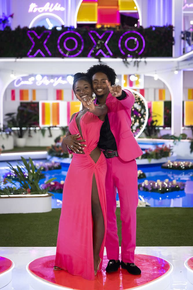 love island usa episode 636 pictured l r serena page, kordell beckham photo by ben symons peacock