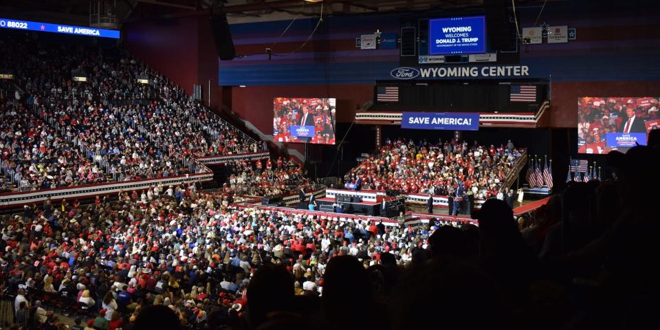 Trump rally in Wyoming