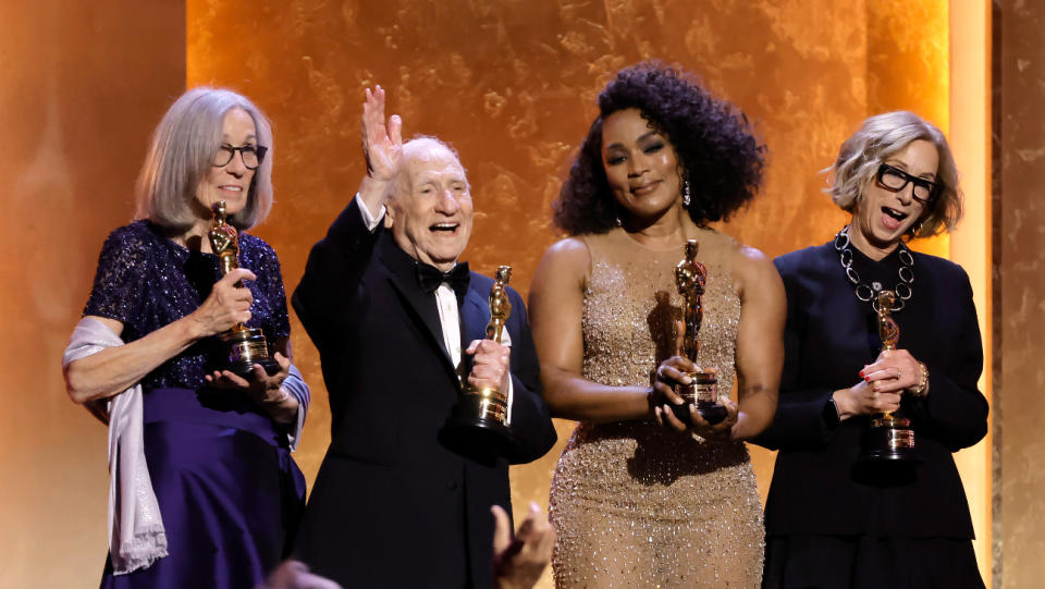 Carol Littleton, Mel Brooks, Angela Bassett and Michelle Satter