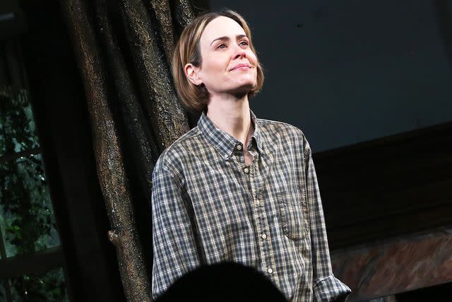 <p>Bruce Glikas/Getty</p> Sarah Paulson in 'Appropriate' on Broadway