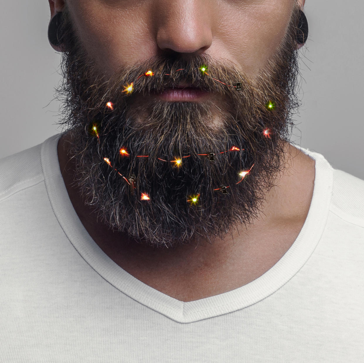 Beard lights could make the perfect secret Santa gift [Photo: Firebox]