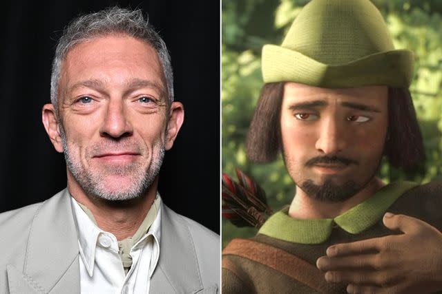 <p>Stephane Cardinale - Corbis/Corbis via Getty; Dreamworks</p> Vincent Cassel; Monsieur Hood