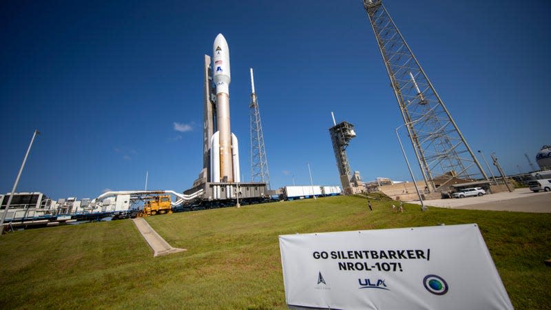 The Alpha V rocket carrying the SILENTBARKER/NROL-107 mission sitting on a Cape Canaveral launch pad on August 25.Image: United Launch AllianceImage: ULA