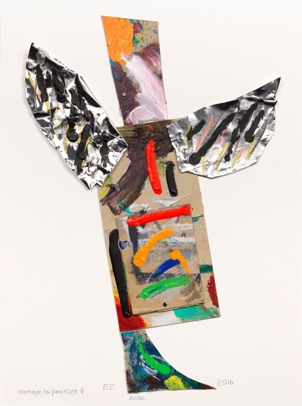 'Angel: Homage to Paul Klee' (2016), an artwork by Eric Carle - TM & © 2019 Eric Carle. All rights reserved/Eric Carle Studio