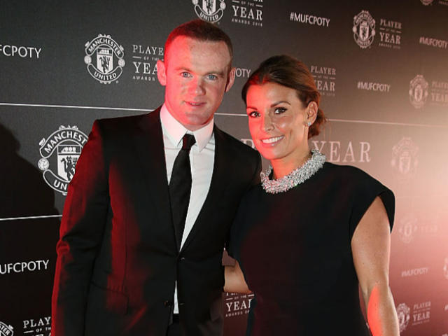 Rooney: Coleen and Wayne arrive at Manchester premiere for tell