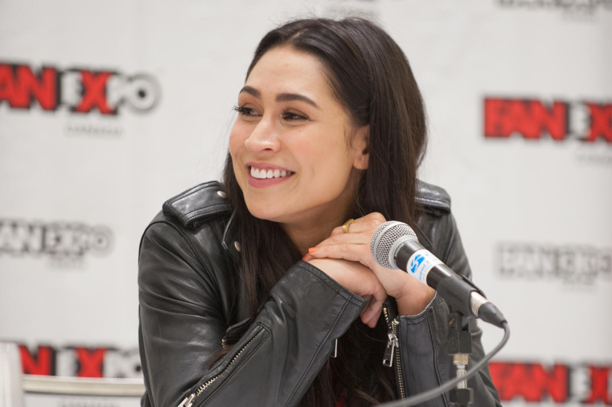 Cassie Steele, who played Manny on 'Degrassi' and wore that infamous blue thong, spoke about the show's 'Euphoria' comparisons.  (Photo: Che Rosales/Getty Images)