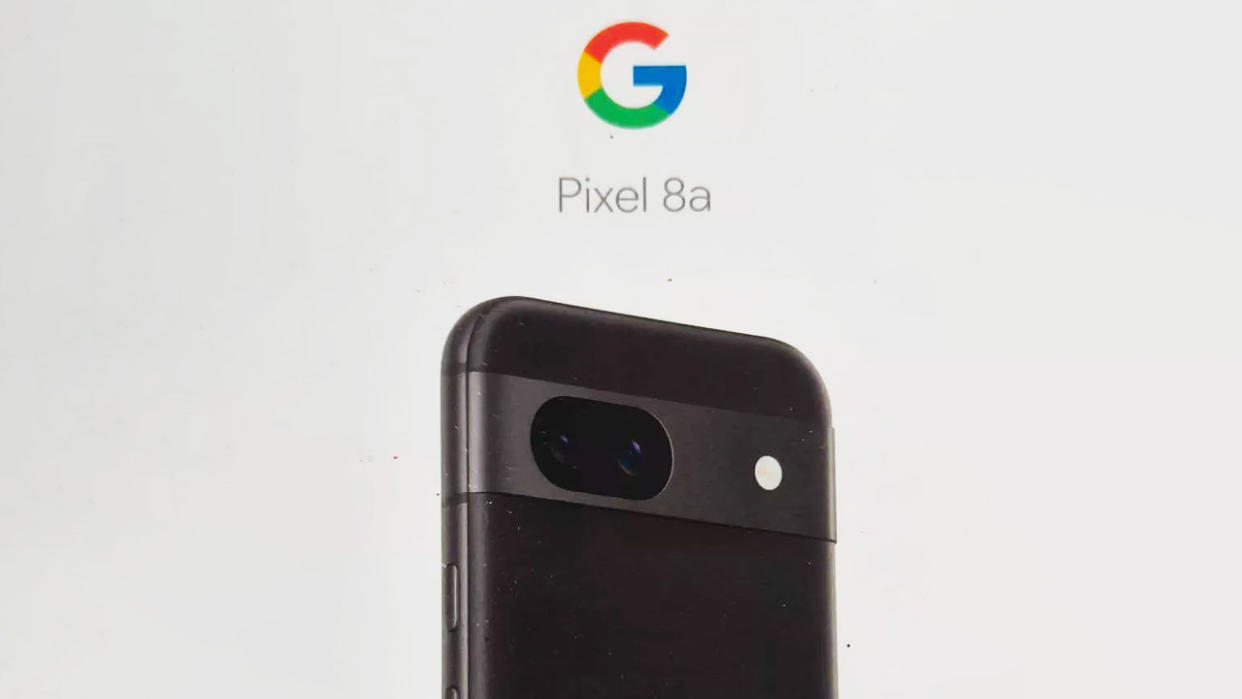  Google Pixel 8a box leak (front). 