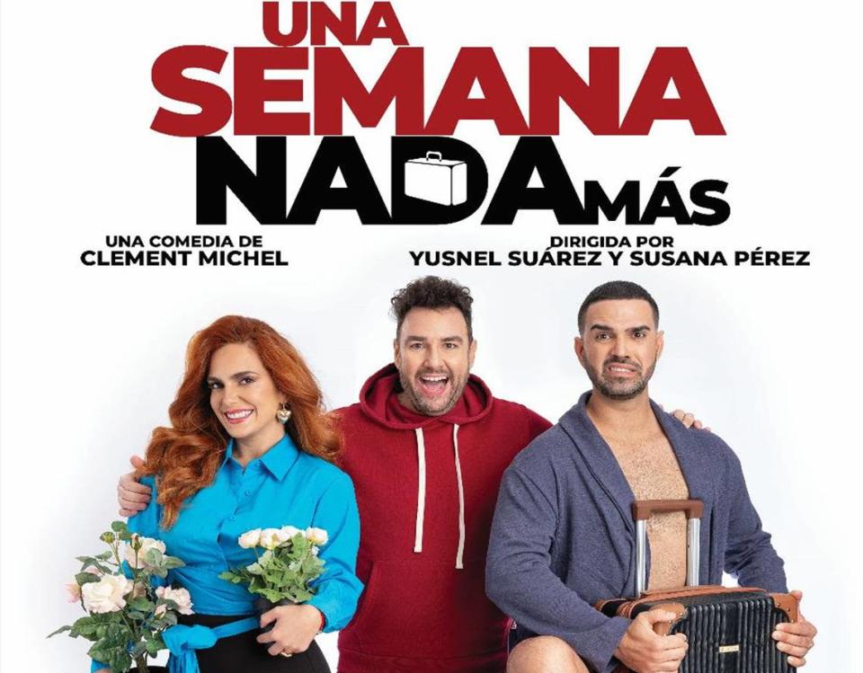 Comedia ‘Una semana nada más' en el Teatro Trail.