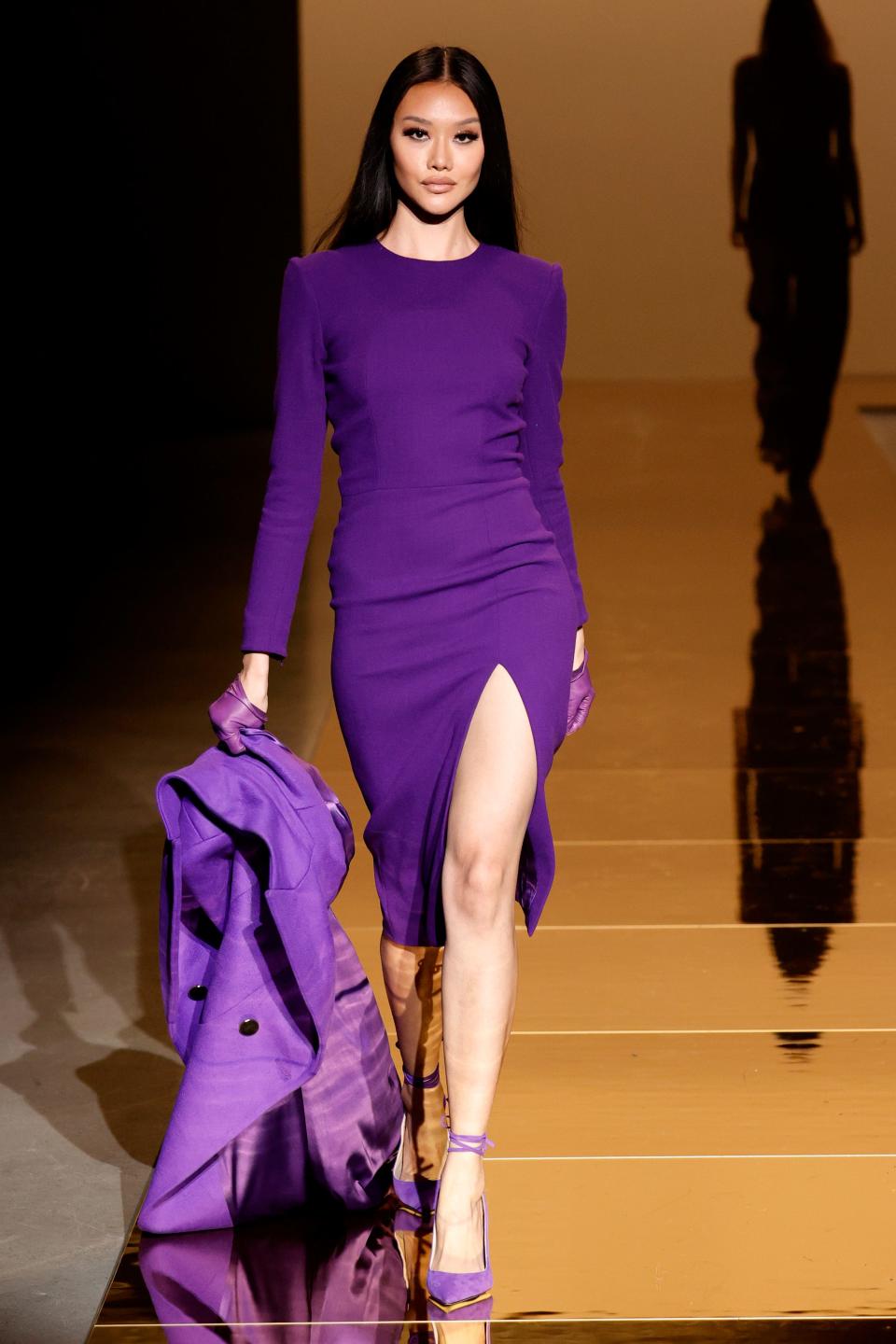 A model walks the runway for Sergio Hudson SS22 during NYFW: The Shows at Gallery at Spring Studios on Sept. 9, 2021 in New York City.