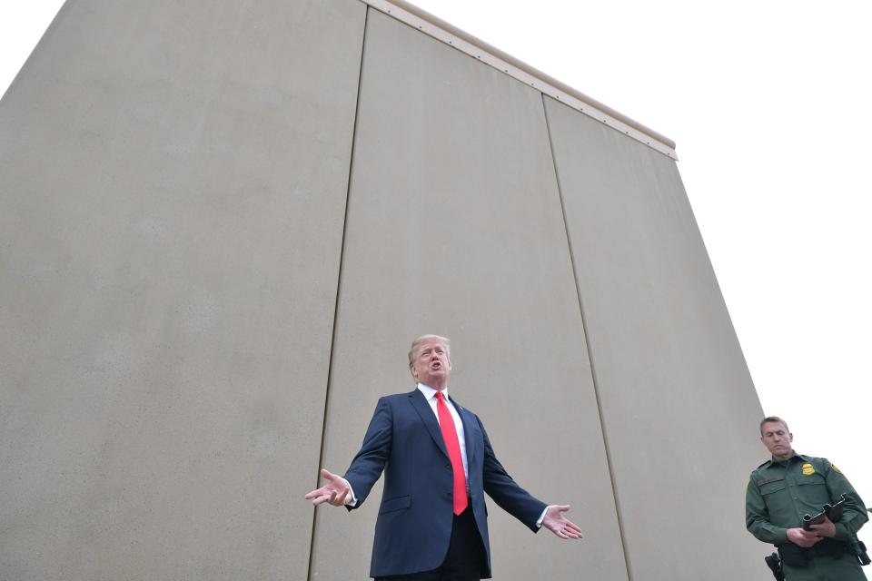 Pentagon approves $1 billion funding for Donald Trump's border wall between United States and Mexico