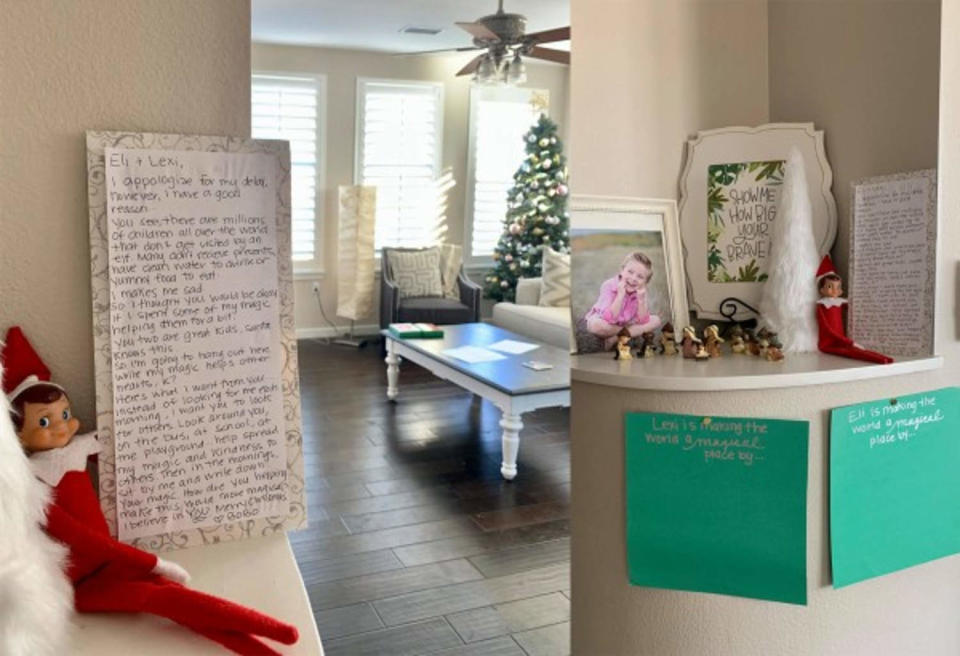 Elf on the Shelf retirement note (Courtesy Sarah Marie)