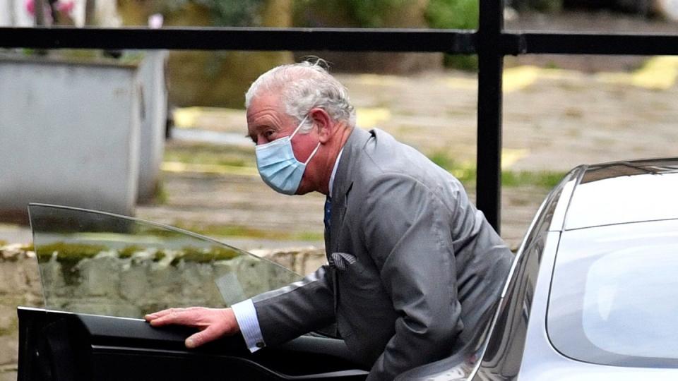 Prinz Charles bei seiner Ankunft am «King Edward VII Krankenhaus» in London.