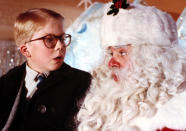 Jeff Gillen, "A Christmas Story." It's a neat bit of irony that the greatest Christmas movie ever made—eat it, "It's a Wonderful Life"—features such a cruel Santa Claus. As protagonist Ralphie waits to tell Santa how much he wants the Red Ryder BB gun for Christmas, he watches each kid, post-Santa lap-sit, get booted down a long slide. The sequence is shot and edited to mirror Ralphie's anxiety as he waits to speak with Santa, and not only that, when he does ask Santa for the BB gun, what does Santa say? "You'll put your eye out." Just what Ralphie's teacher told him. Way to ruin the kid's Christmas wish, Santa. (Of course, that eventually leads to the beautifully understated way in which Ralphie learns the true meaning of Christmas, but that's another story altogether.)