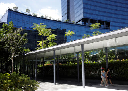 A view shows the Google office in Singapore May 24, 2019. REUTERS/Edgar Su