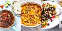 <p>We. Love. Kidney. Beans. We love them in <a href="https://www.delish.com/uk/cooking/recipes/g31223655/best-chilli-recipes/" rel="nofollow noopener" target="_blank" data-ylk="slk:chillis;elm:context_link;itc:0;sec:content-canvas" class="link ">chillis</a>, we love them in <a href="https://www.delish.com/uk/cooking/recipes/g33443935/best-soup-recipes/" rel="nofollow noopener" target="_blank" data-ylk="slk:soups;elm:context_link;itc:0;sec:content-canvas" class="link ">soups</a> and we love them in <a href="https://www.delish.com/uk/cooking/recipes/g32997531/summer-salads/" rel="nofollow noopener" target="_blank" data-ylk="slk:salads;elm:context_link;itc:0;sec:content-canvas" class="link ">salads</a>. They're practically the definition of versatile, and they're so good for you too! But, we get it. When you've not got much else in other than a tin of kidney beans, it can be tough thinking up ways to make a delicious-tasting meal. </p><p>Luckily for you, we've got 14 easy kidney bean recipes. And we promise you're going to love them. Whether it's <a href="https://www.delish.com/uk/cooking/recipes/a28886316/best-homemade-chilli-recipe/" rel="nofollow noopener" target="_blank" data-ylk="slk:Beef Chilli;elm:context_link;itc:0;sec:content-canvas" class="link ">Beef Chilli</a> or <a href="https://theviewfromgreatisland.com/rainbow-bean-salad-with-sweet-and-sour-dressing-recipe/" rel="nofollow noopener" target="_blank" data-ylk="slk:Rainbow Bean Salad;elm:context_link;itc:0;sec:content-canvas" class="link ">Rainbow Bean Salad</a>, you're bound to find something worth making. </p>