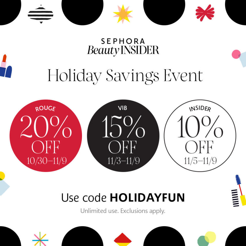 Sephora Canada Holiday Savings Event 2020`